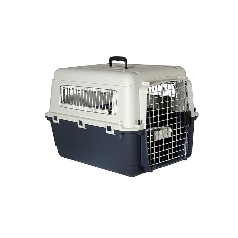 Karlie Flamingo Caisse Transport M - Gris-Noir - M, 68 x 51 x 47 cm