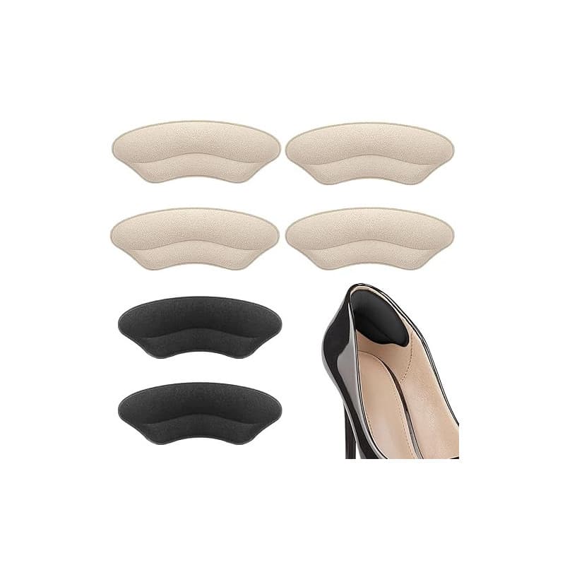 Coussinet Talon Chaussure, Protege Talon Chaussure avec Inserts en Éponge, Protège-talons Découpables pour Talons Hauts et Chaus