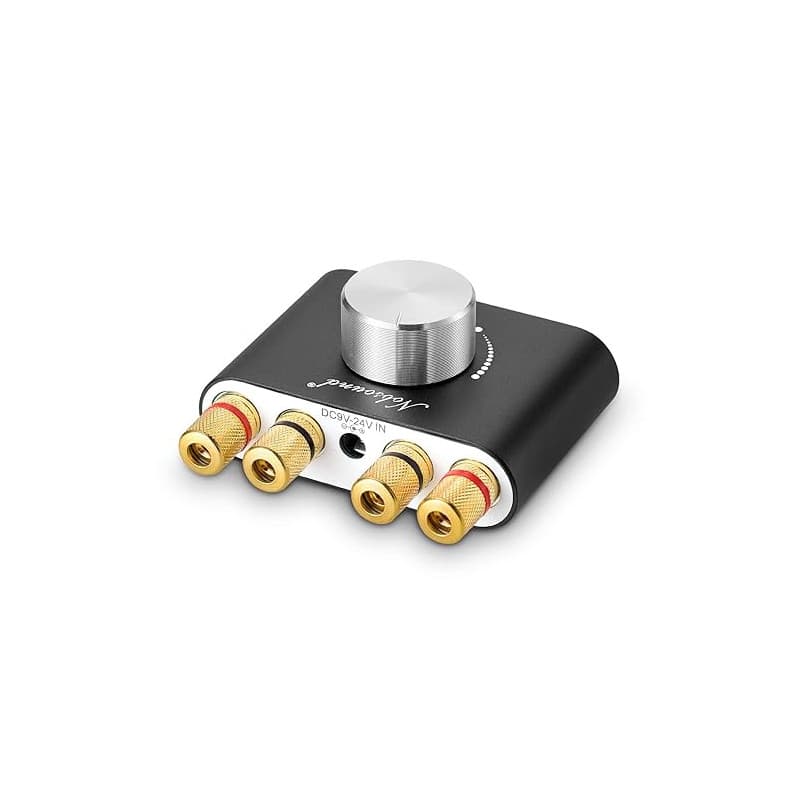 Nobsound Mini Amplificateur de puissance Bluetooth, Stereo Hi-Fi Digital Amp 2.0 Channel 50W × 2 avec entrée AUX/USB/Bluetooth,