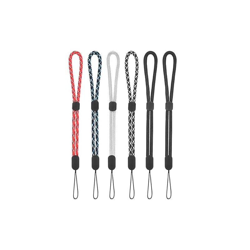 COBEE Lot de 6 dragonnes réglables en nylon pour téléphone portable, camara, clés, clé USB, portefeuille, étiquette d'identité,