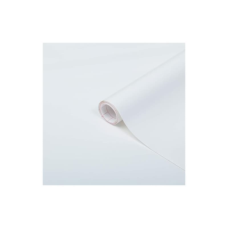 d-c-fix film adhésif pour meuble décoratif Blanc 45 cm x 2 m – film adhésif décoratif meubles facile d'entretien pour cuisine, a