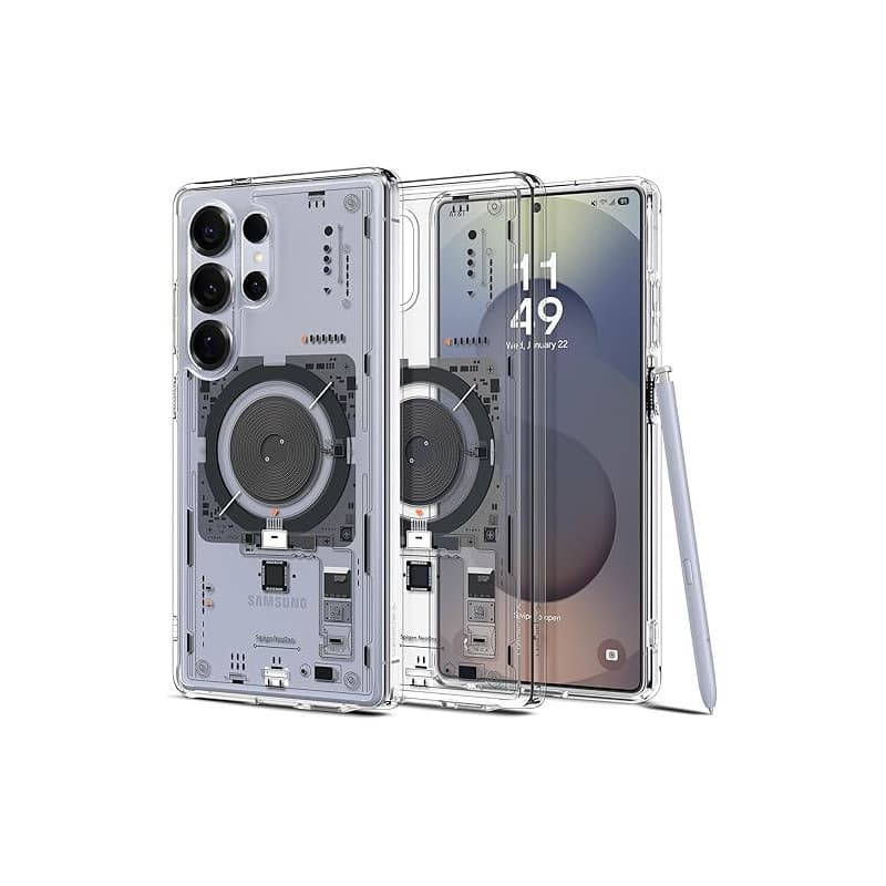 Spigen Ultra Hybrid MagFit Coque Compatible avec Samsung Galaxy S25 Ultra - Neo One