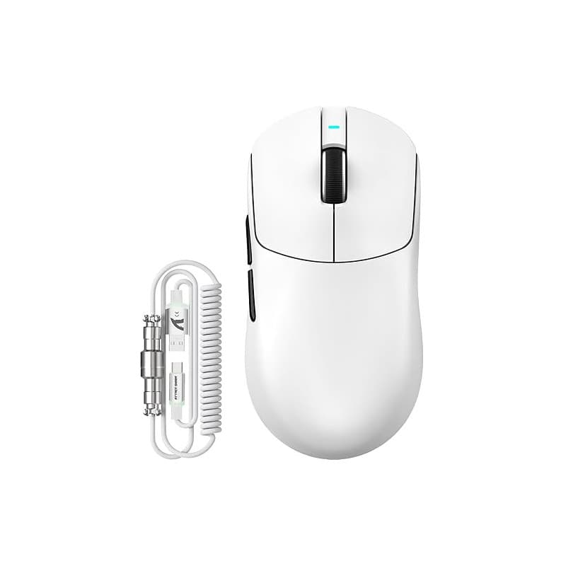 ATTACK SHARK Série X8 Souris Gaming sans Fil, 55–65 g Ultra-Légère, Capteur PixArt PAW3395/3950, Bluetooth/2.4G & USB, Jusqu’à 4