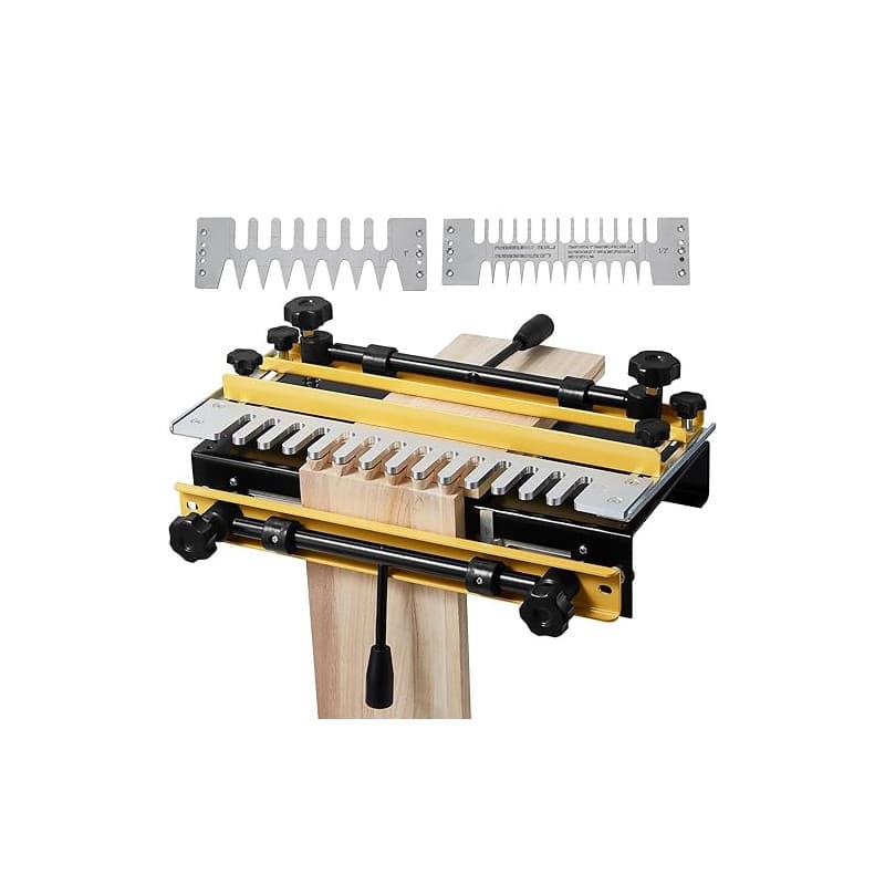 VEVOR Gabarit à Queue d'Aronde Largeur 310 mm Gabarit de Défonceuse à Queue d'Aronde Outil Menuiserie pour Tenons et Mortaises,