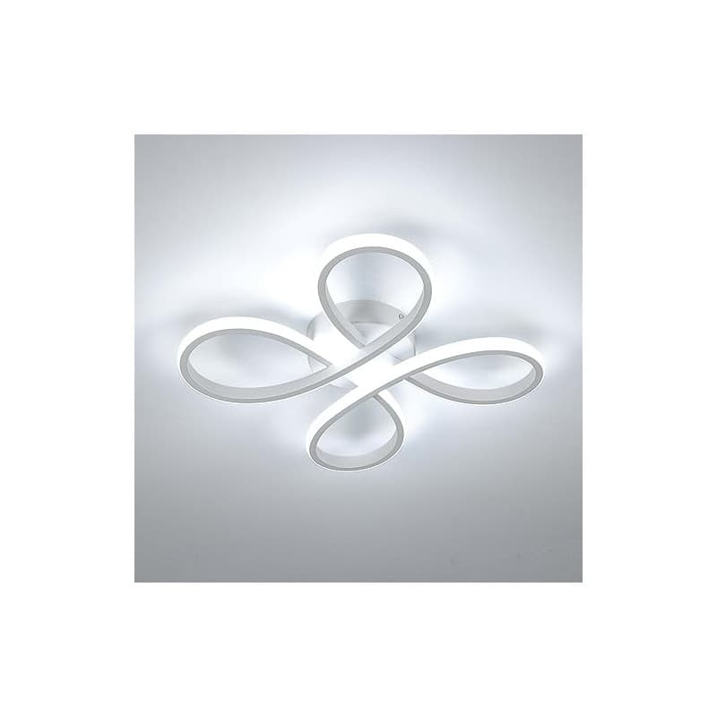 Comely Plafonnier LED Moderne, 30W 3400LM 30cm Lampe de Plafond, Luminaire Plafonnier LED pour Chambre salon, Salle à manger Cui
