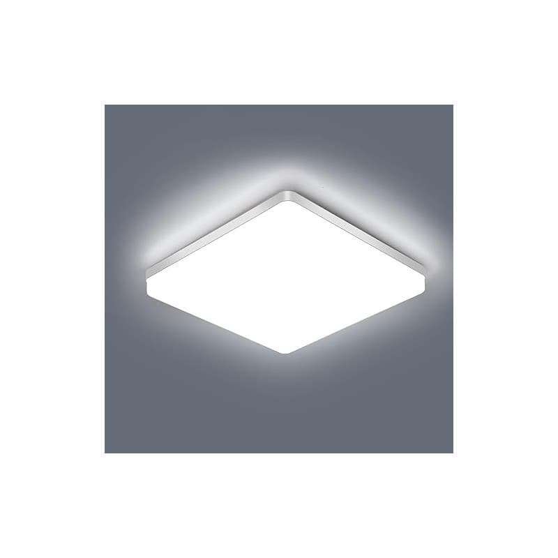 Comely Plafonnier LED Carré, 36W 4050LM Lampes de Plafond, 6500K Luminaire Plafonnier Moderno pour Salle de Bain Cuisine Salon B