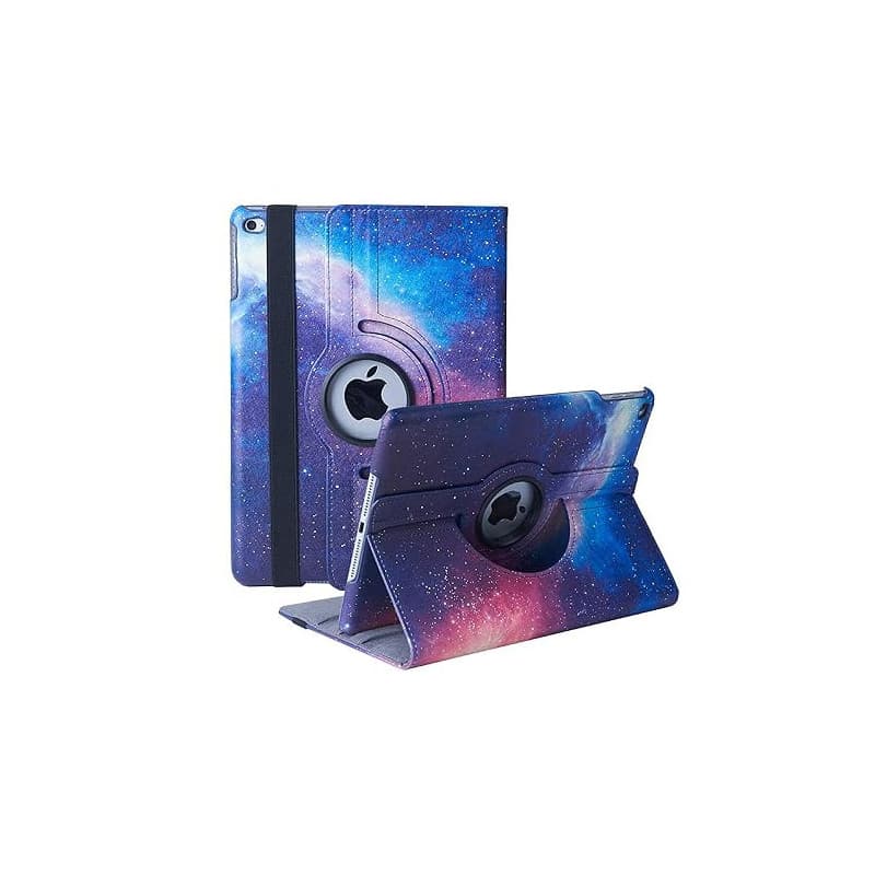 Étui Rotatif pour iPad 9,7" 6ème Génération, 5ème Génération/iPad Air 2/iPad Air – Support Rotatif à 360 Degrés Housse de Protec