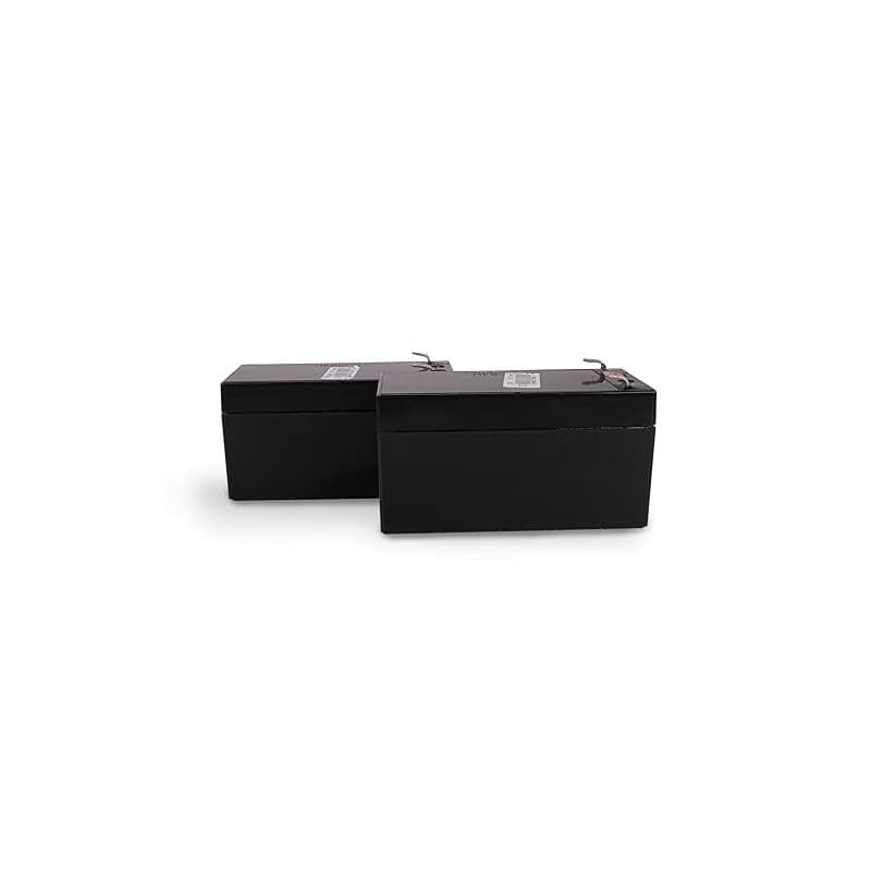 SCS Sentinel, AAM0127, Kit de 2 Batteries de Secours, 2 / 24V, 30 cm, pour automatisme de Portail prennent Le Relais en Cas de C