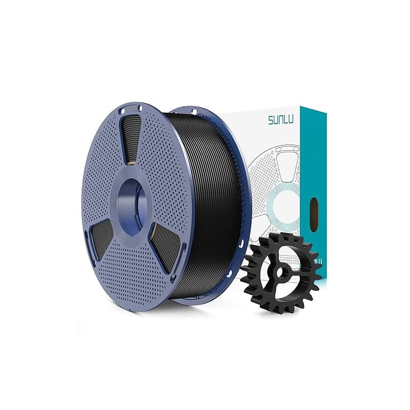 SUNLU PLA+2.0 Filament 1,75 mm, Mise à niveau du filament PLA+ 1,75 mm, résistance améliorée, précision dimensionnelle +/- 0,02m