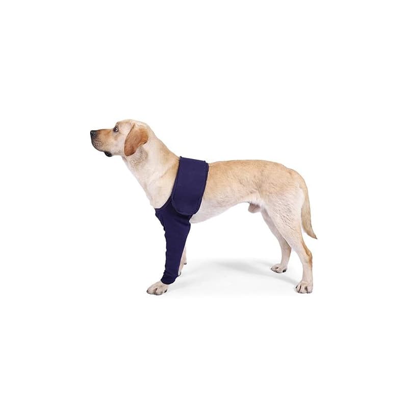 Manchon de Protection Anti-Léchage pour Chiens, Manchons de Récupération Chirurgicale pour Chien, pour Blessure à la Jambe Antér