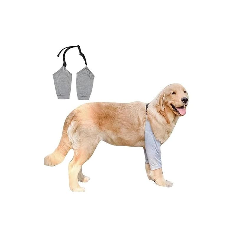 Manchon de Récupération Chirurgicale pour Chien, Manchon de Protection léchage Avant Protège-coude pour De Chien Chiens Support