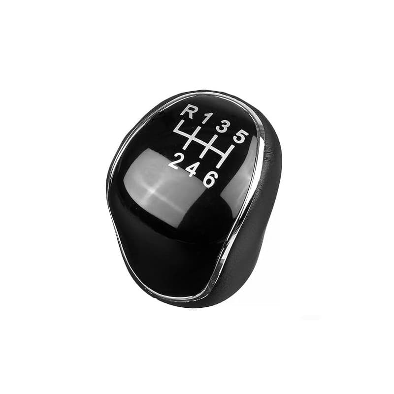 Pommeau de levier de vitesse 6 vitesses en cuir PU, Pommeau de vitesse, Accessoire voiture pour Ford Mondeo S-Max C-Max Focus