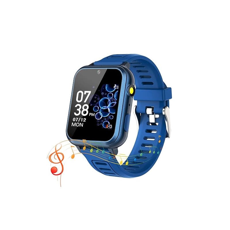 clleylise Montre Connectée Enfant, Montre Intelligente Enfant 36 Jeux, Podomètre Torche avec HD Caméra Musique MP3, Montre Enfan
