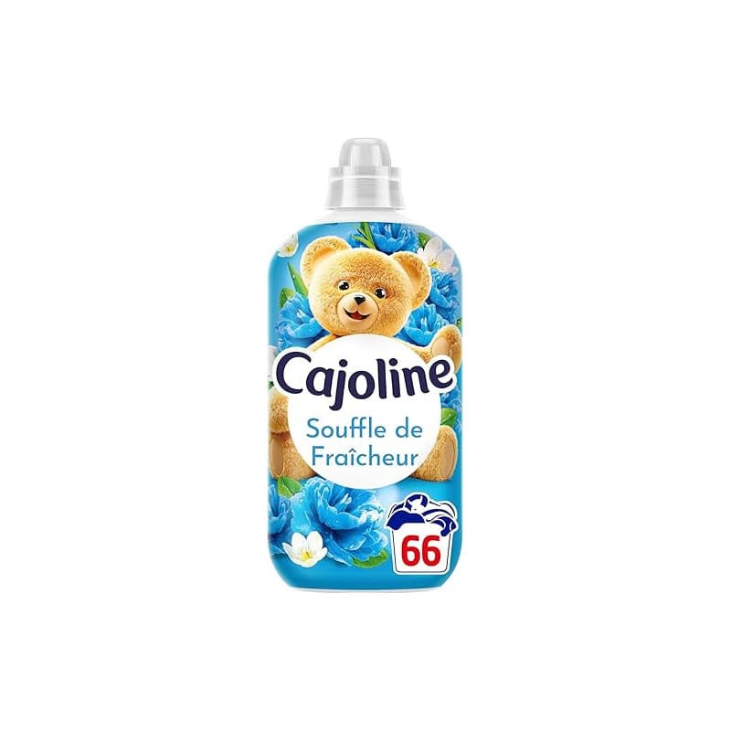 Cajoline Adoucissant linge liquide Souffle de Fraîcheur Créations parfum et fraîcheur 66 lavages 1,386L