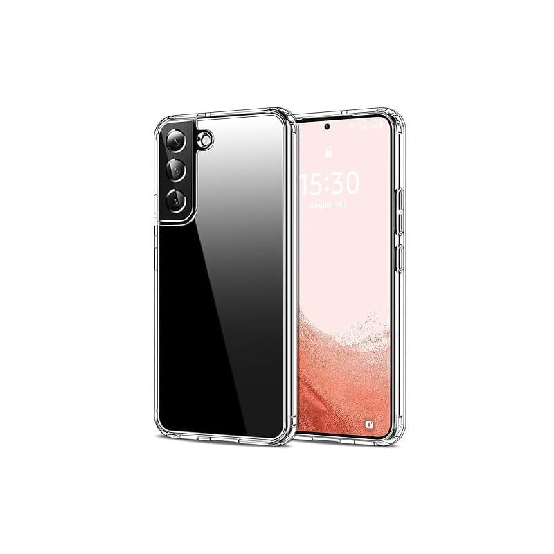 HOOMIL Coque pour Samsung Galaxy S22+ Plus 5G 6,6 Pouces, Anti-Jaunissement Étui Téléphone Transparente, Housse de Protection An