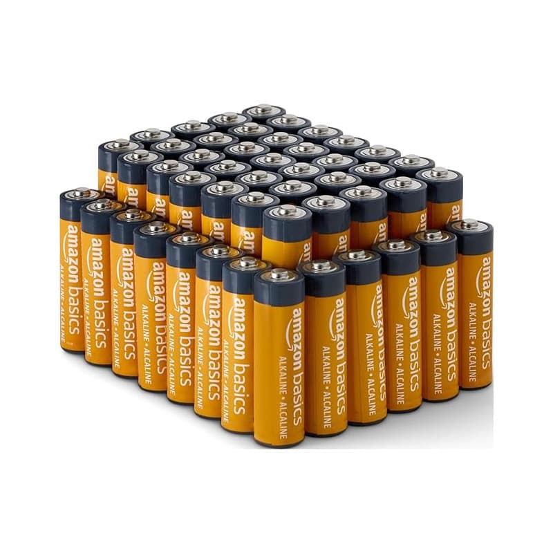 Amazon Basics Lot de 48 piles alcalines AA haute performance, 1,5 V, durée de conservation de 10 ans