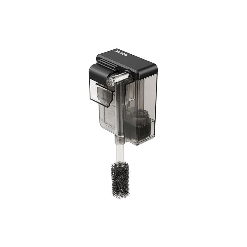NICREW Slim Filtre Extérieur Aquarium, Filtre Ajustable à 3 Niveaux pour Aquarium jusqu'à 20 L, 160 LPH, 3W