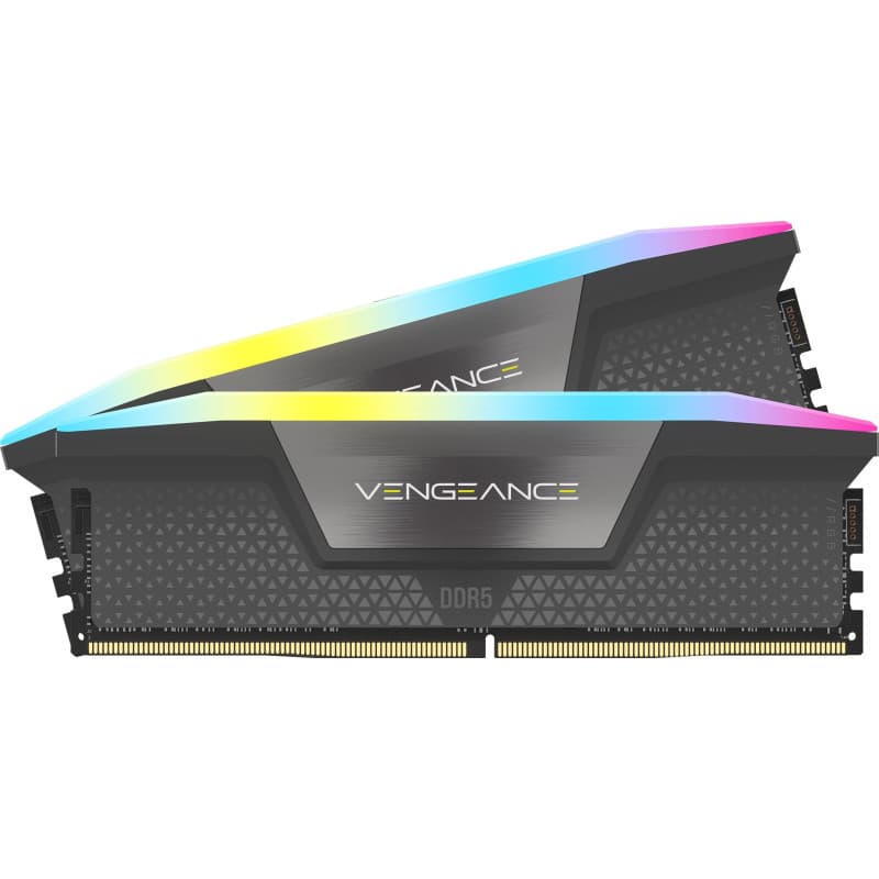 CORSAIR Vengeance RGB DDR5 32Go (2 x 16Go) Jusqu'à 6000MHz CL38-44-44-96 1.35V AMD Expo & Intel XMP 3.0 Mémoire pour Ordinateur