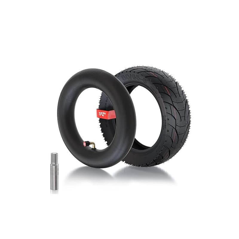 1PZ F3T-K65 Pneu et chambre à air 10x3.0 80/65-6 remplacement pour scooter électrique Kugoo M4 / M4 Pro Zero 10X, pour roue 90/6