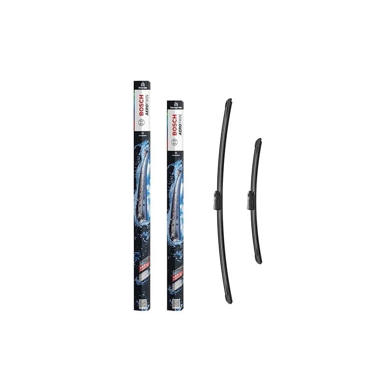Bosch Aerotwin Aerotwin eA 945 S - Jeu de 2 Balais d'essuie-glaces de Remplacement Avant - Livrés avec Adaptateur Pré-assemblé -