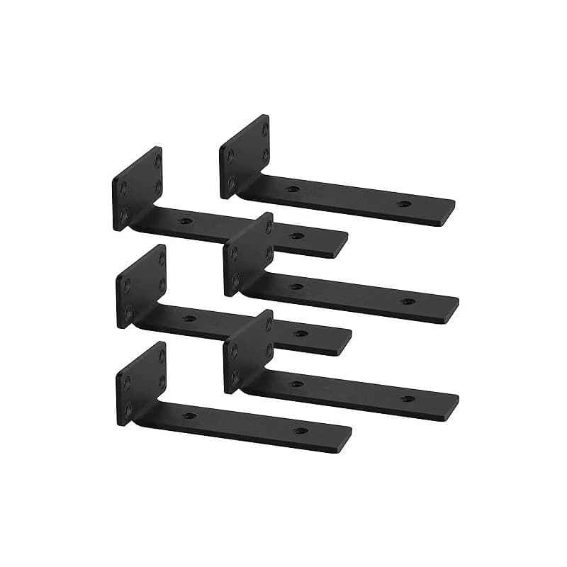 Equerre Etagere Murale,equerre fixation 20cm, Support etagere murale,Equerre Charge Lourde,Support étagère Murale ,Lot de 6