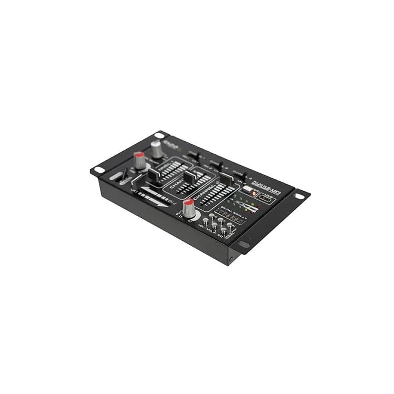 Ibiza - DJ21USB-MKII - Table de mixage à 4 voies/7 canaux et diverses entrées - USB - Noir