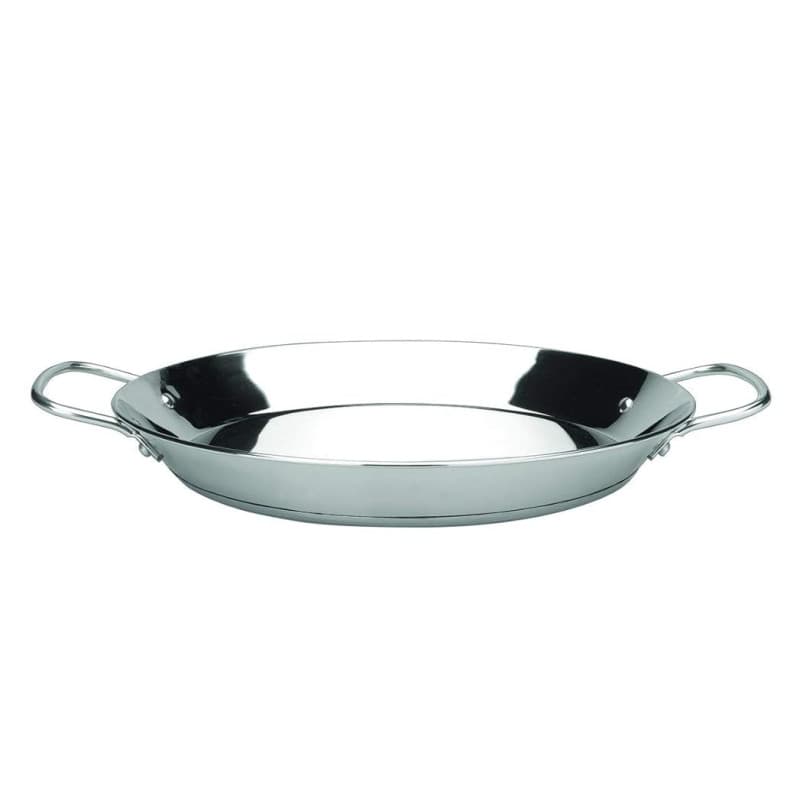 IBILI - Poêle à paella Premier, 36 cm, Acier inoxydable, 7 portions, Compatible avec l’induction