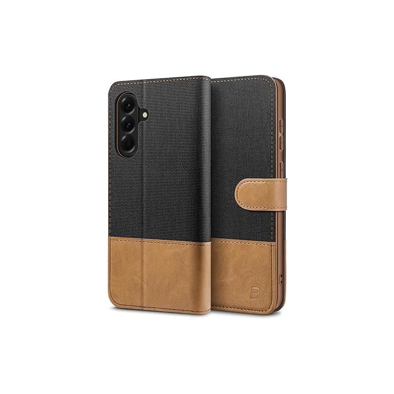 BEZ Coque pour Samsung A56 5G, Etui pour Samsung Galaxy A56 5G Housse en Cuir de Protection, Portefeuille en Cuir Polyuréthane,