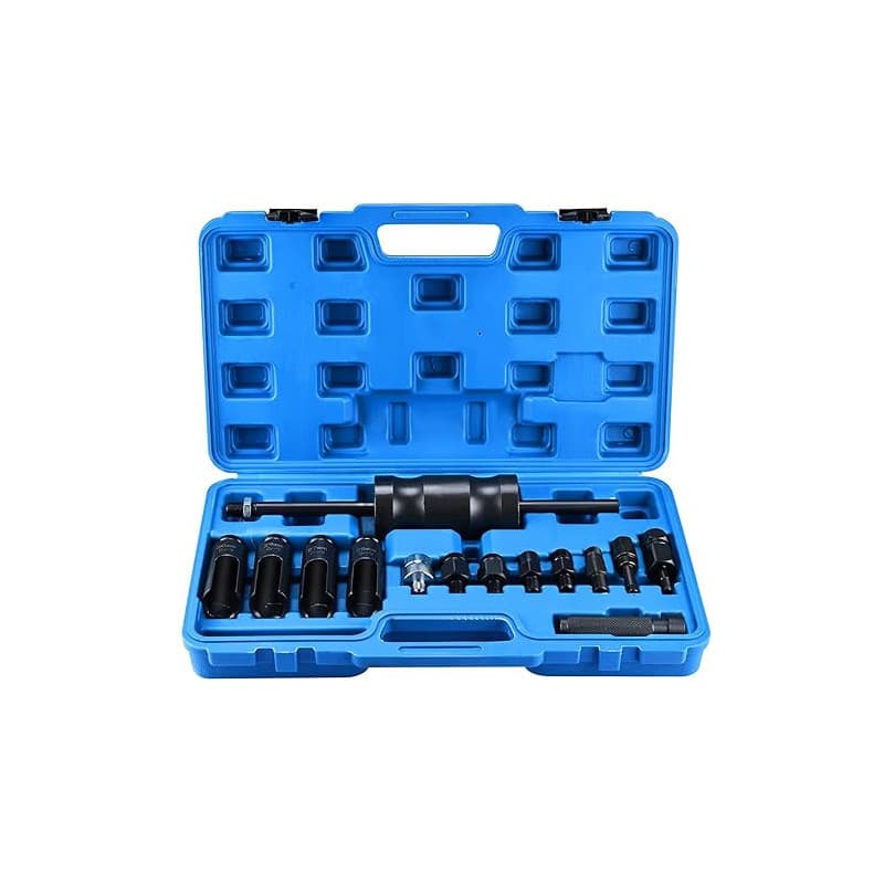 FreeTec Jeu d'extracteurs d'injecteurs diesel - Extracteur d'injection - Extracteur d'injecteurs - Outil CDI (14 pièces)