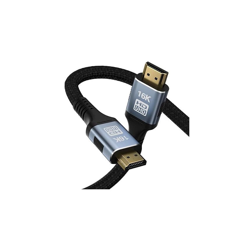 CAKOBLE Câble HDMI 2.2 1.5m, 16K 12K 10K| 96Gbps Ultra High Speed HDMI Cable |8K 4K@480Hz | eARC HDR10+ Dolby Vision/Atmos | cab