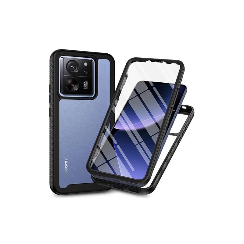 XINYEXIN Coque pour Xiaomi 13T Xiaomi 13T Pro, Coque Antichoc à 360 Degrés avec Protecteur D'écran Intégré, [Full Body Protectio