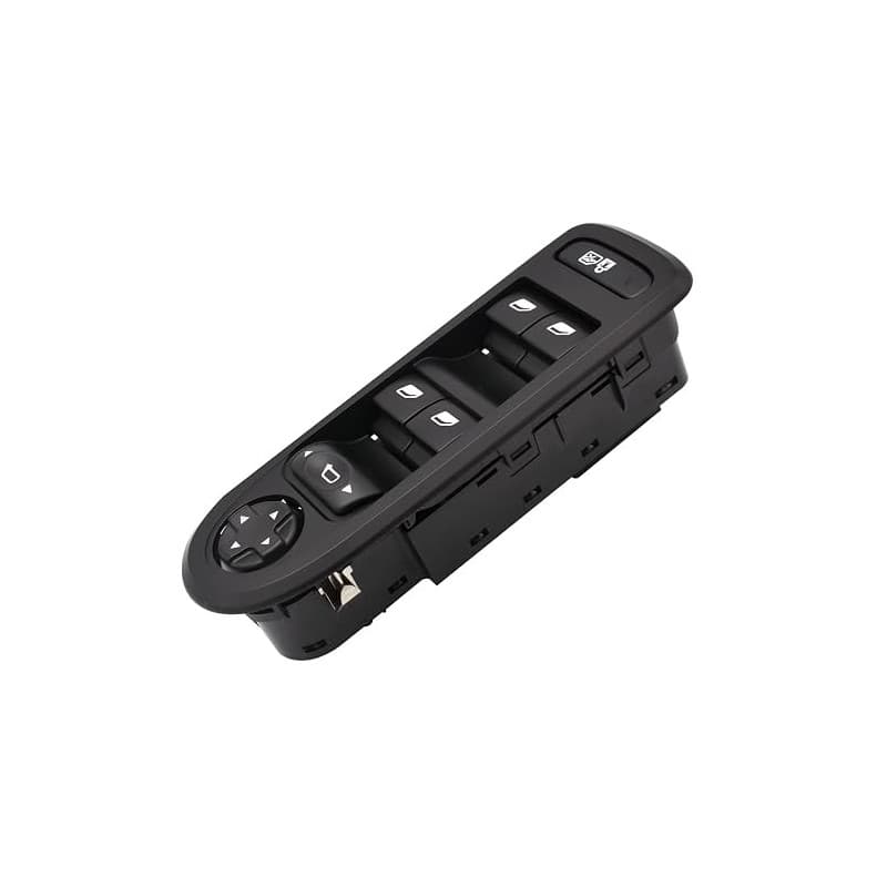 Arotzelox Interrupteur de commande lève-vitre électrique 96644915XT pour 308 508 C5 (Sans fonction de rabattement des rétroviseu