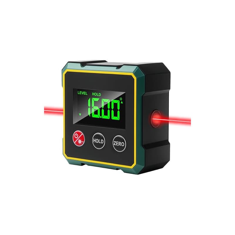 Inclinomètre Numérique Niveau Electronique, Inclinomètre Magnétique Numérique Avec Laser Electronique, Écran LCD Niveau Numériqu