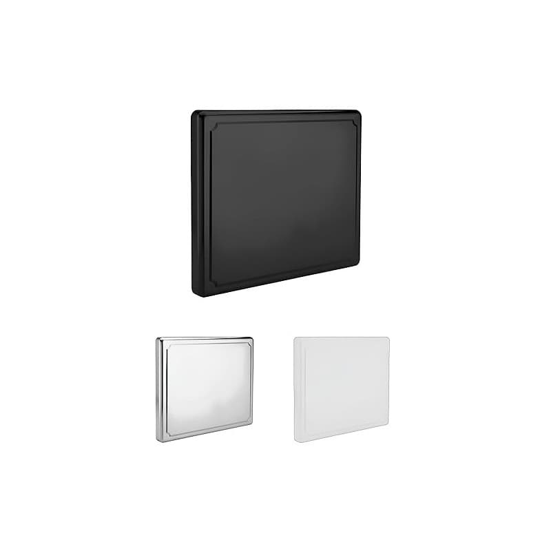 HOMELAY Couvre plaque de cuisson gaz, inducción y vitroceramica. 52,5 x 60,5 x 5,5 cm. Couleur: noir. Protege plaque de cuisson