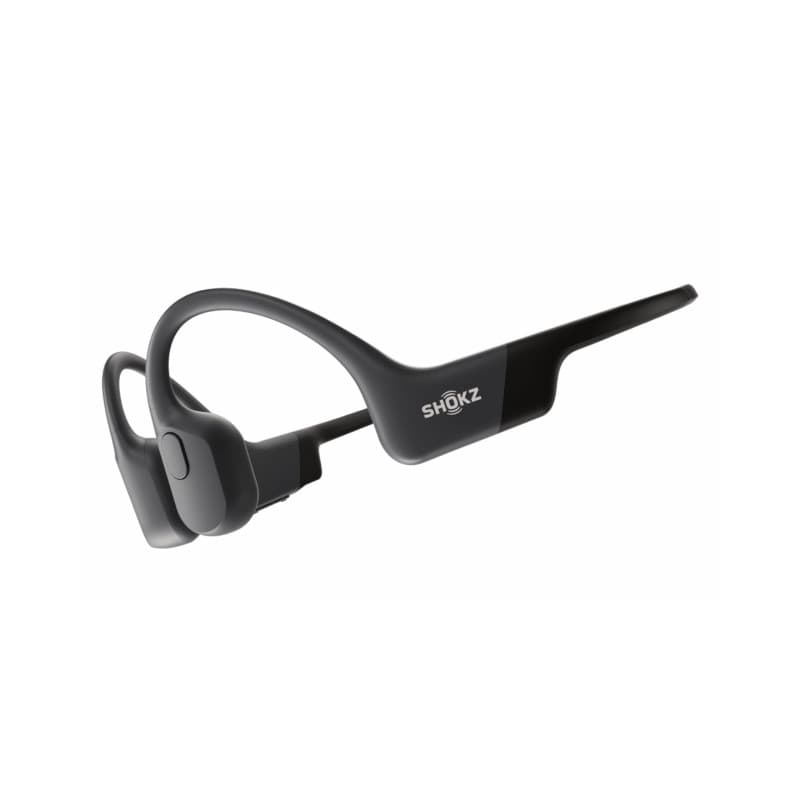 SHOKZ OpenRun Casque à Conduction osseuse, écouteurs Bluetooth Oreilles Libres pour Le Sport avec Micro, Casque sans Fil étanche
