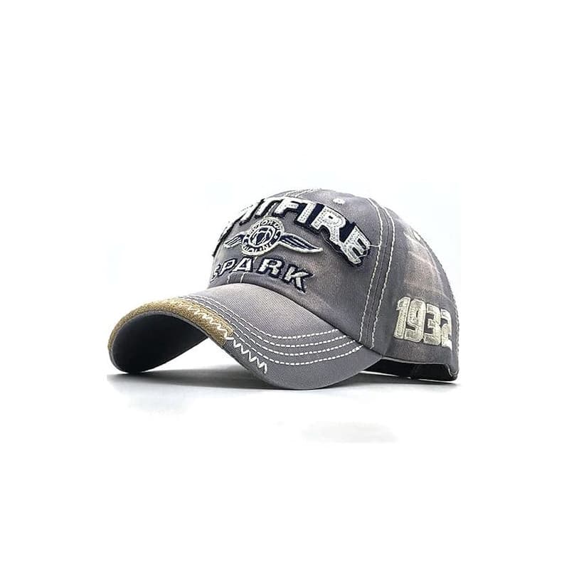 CheChury Casquette de Baseball Vintage Sport Denim Casquette Réglable Unisexe Jeans Chapeau Hip Hop Distressed Trucker Hat