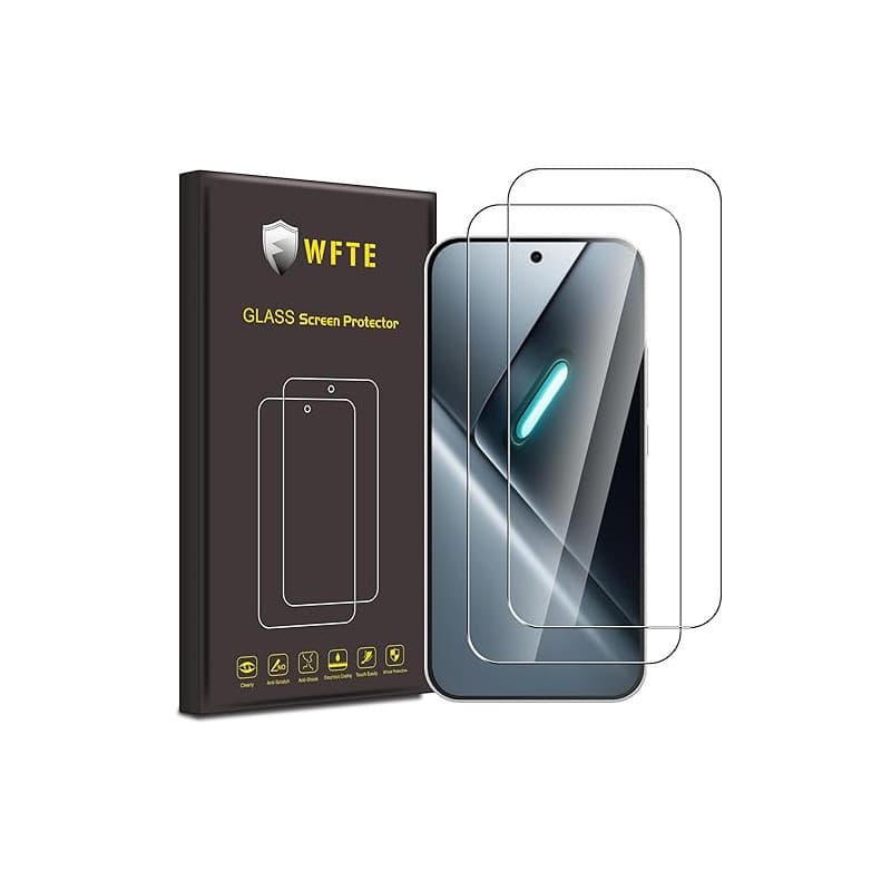 WFTE [Lot de 2 Verre Trempé pour Xiaomi Poco X8 Pro 5G, 0,26mm Film de Protection D'écran avec Haute Transparence à 99%, Anti-tr