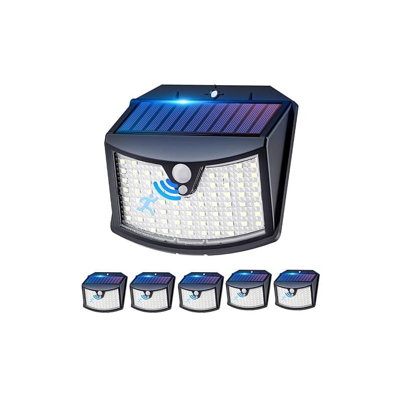 Giliwosy Lampe Solaire Exterieur, 【Lot de 6】 Lumière Solaire Extérieure, 3 Modes IP65 Étanche - Éclairage Extérieur Solaire pour