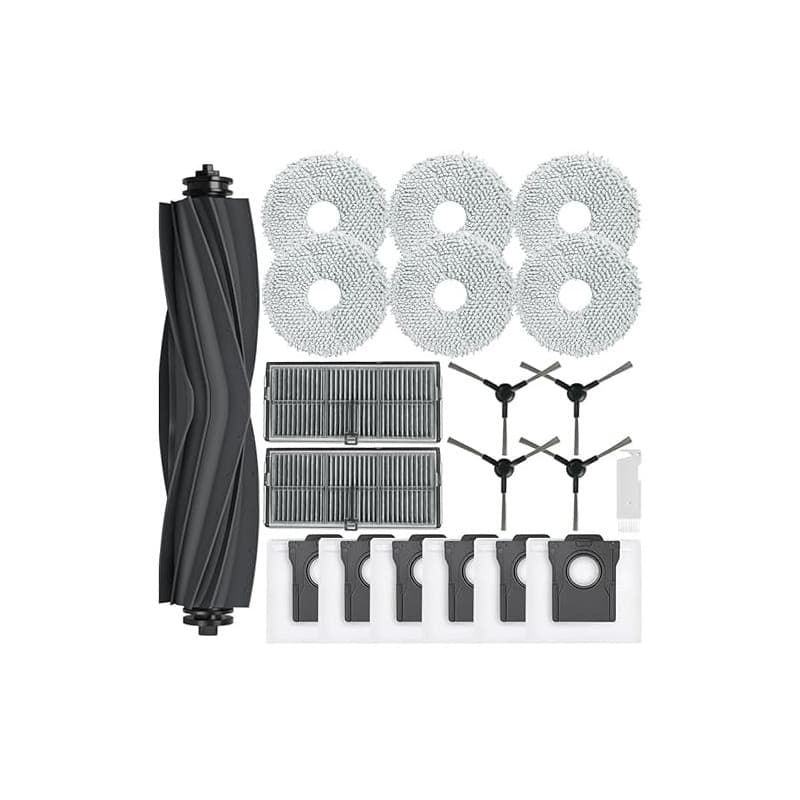 Kit d'accessoires pour Dreame L10s Pro Ultra Heat/ L10s Ultra Gen 2/ L40 Ultra AE/ X30 Ultra/Mova E30 Ultra, 1 Brosse Principale