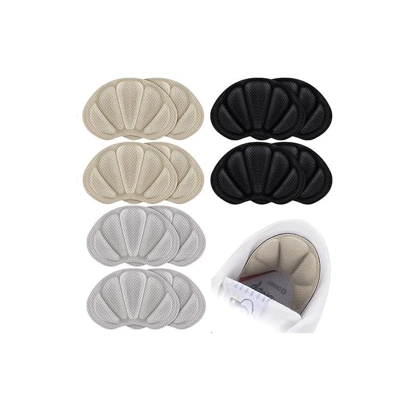 Tsathoggua Lot de 6 Paires Coussinets, Protection Chaussure Homme et Femme, Inserts de Talons, épais, Autocollants, pour l'arriè