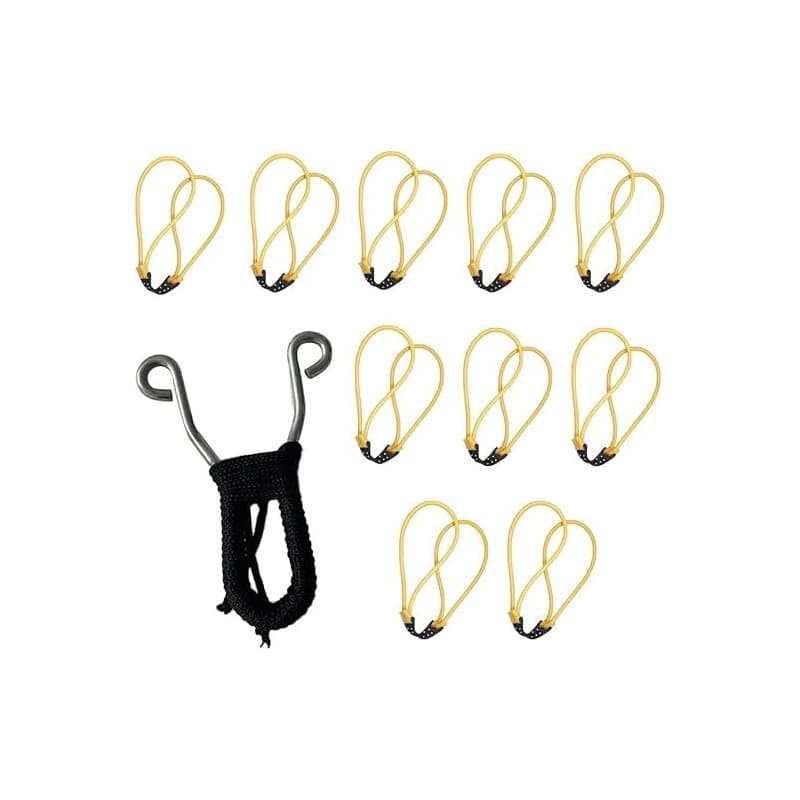 Elastique Lance Pierre Adulte Puissant 10Pcs Élastique Slingshot Bande,Fronde De Chasse Elastique Carré Pour Lance Pierre Fronde