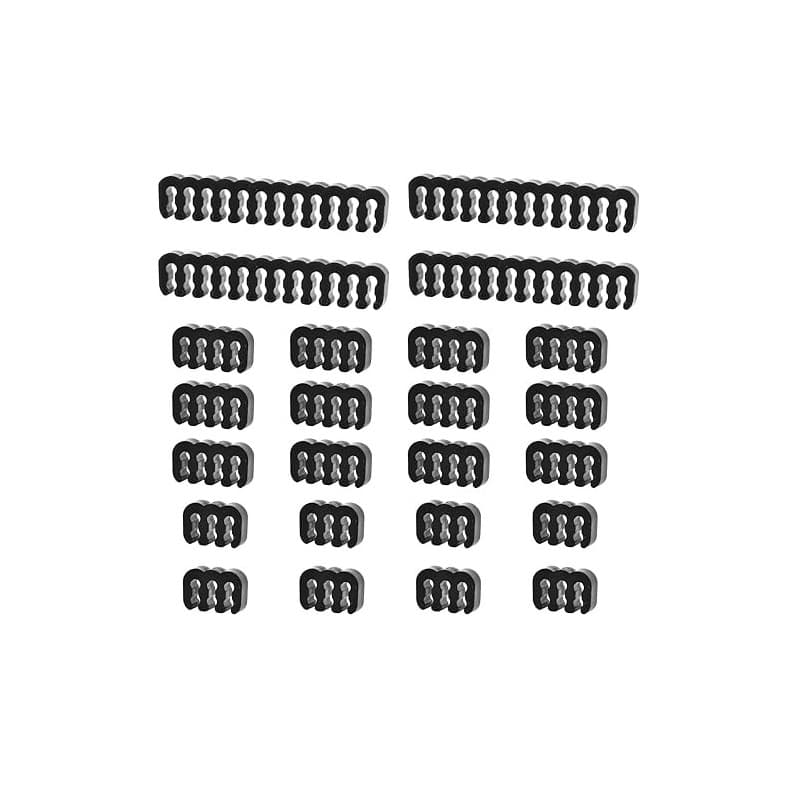 Anseom Peigne de Câble, Kit Organiseur de Câbles 24-Pin, 8-Pin, 6-Pin