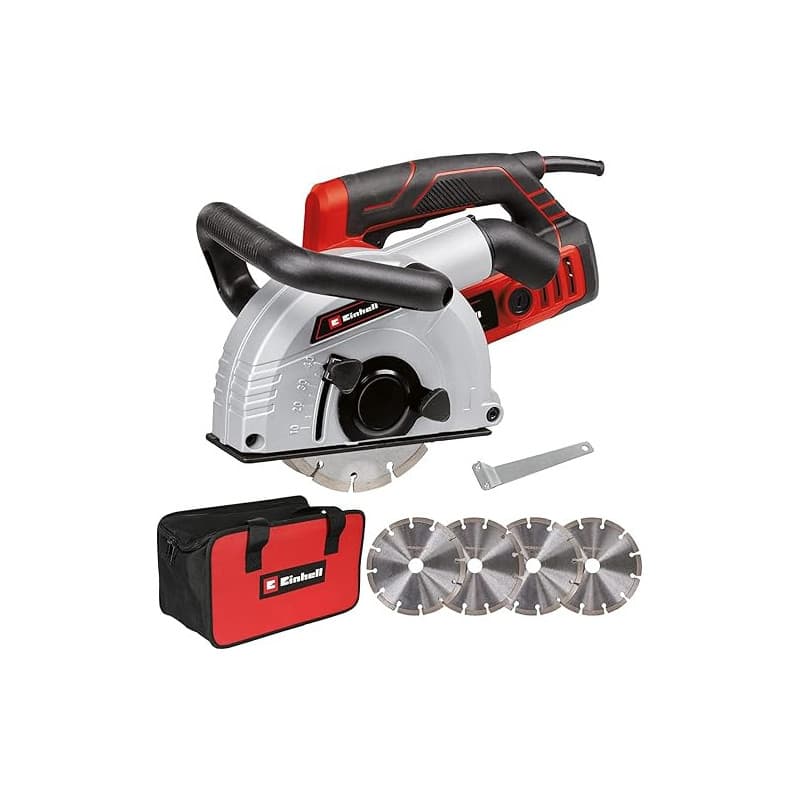 Einhell Rainureuse TE-MA 1700 (1 700 W, réglage de la largeur jusqu’à 38 mm et de la profondeur jusqu’à 40 mm) Livré en sac + 4