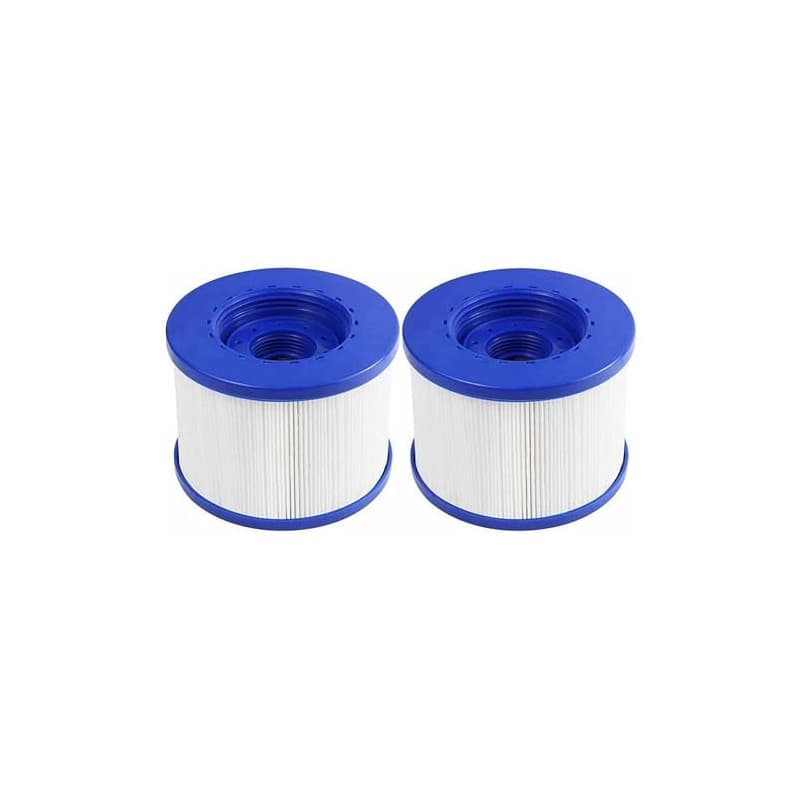 Lot de 2 Cartouches Filtre Spa a Visser, Filtre à Vis pour Spa Gonflable Pas De Vis 60mm, Cartouche de Filtre Rechange pour Cosy