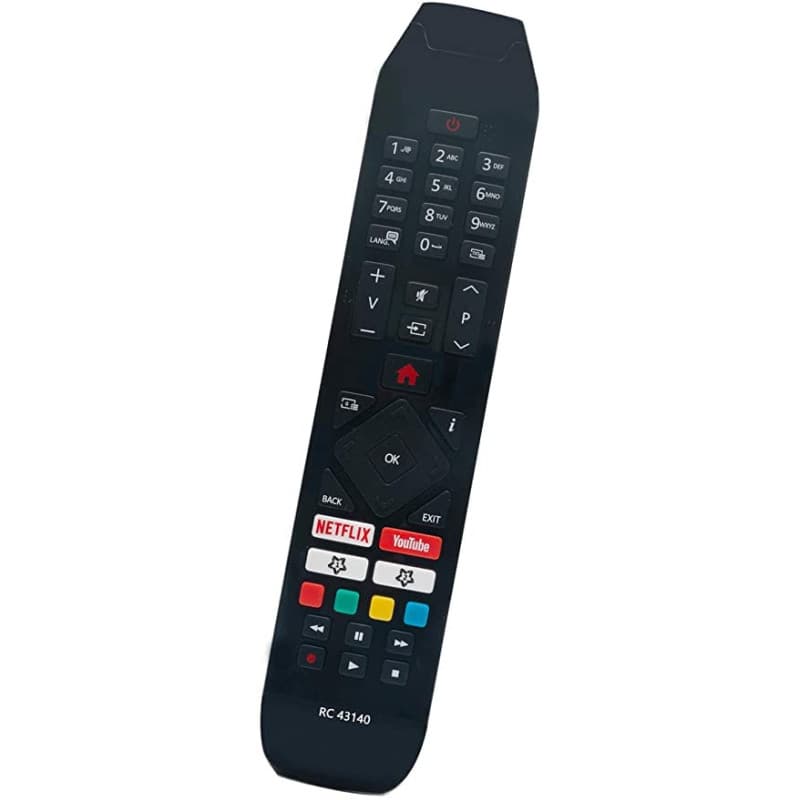 Aurabeam Télécommande TV de Remplacement Compatible avec Hitachi 43HK5000 Télévision