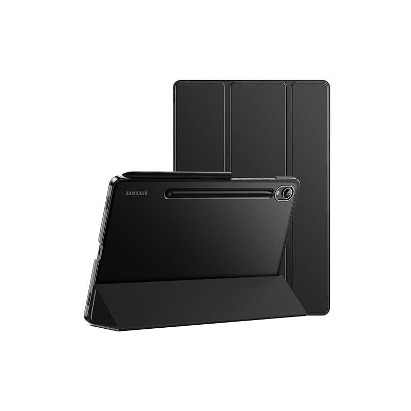 JETech Coque pour Samsung Galaxy Tab S9 11 Pouces, Tablette Housse Étui de Protection en Dos Translucide à Trois Volets Support,
