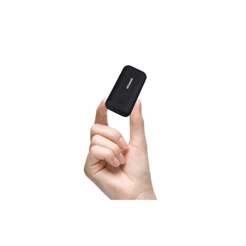 Powerbank 10 000 mAh Mini Batterie Externe compacte Power Bank Petite mais puissante avec Chargeur de téléphone Portable Micro +