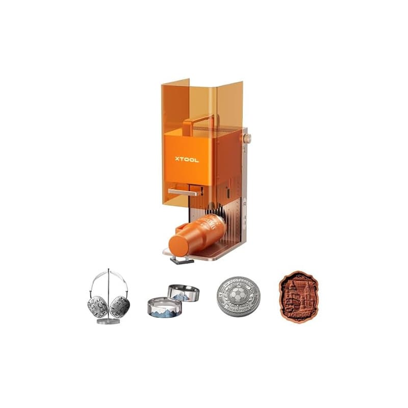 xTool F2 Graveur Laser 2 en 1, 5W IR & 15W Diode, 6000mm/s, Embossage 3D, 50MP Caméra, Portable et Haute Efficace, Machine de Gr