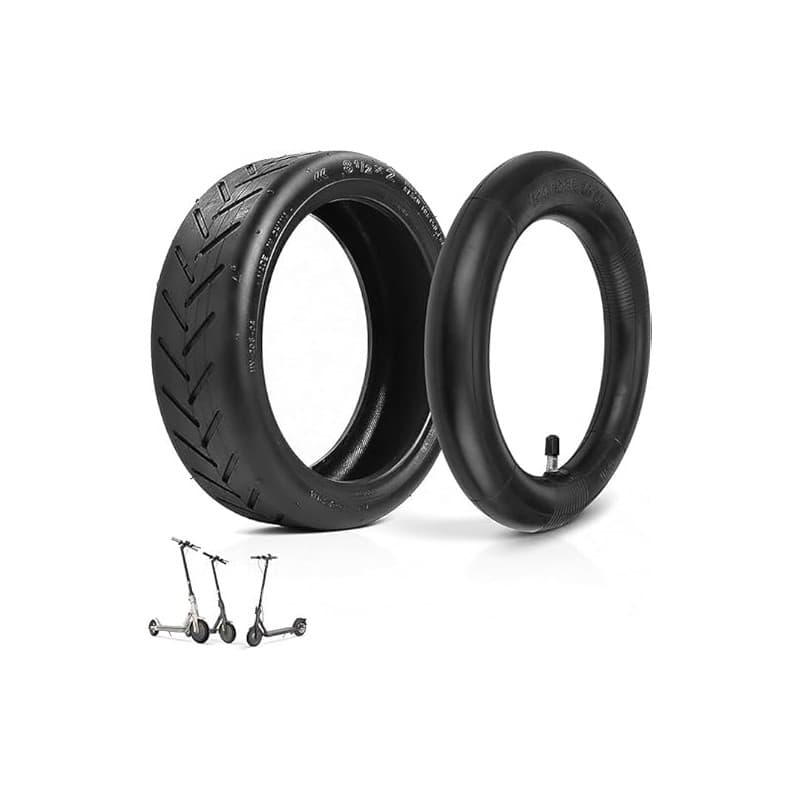 ANSENI Pneu et Chambre à air 8,5 pouces, Roue 50/75-6.1, Pneu 8 1/2X2 Pour Trottinette Electrique Xiaomi M365/pro/pro2/1s/essent