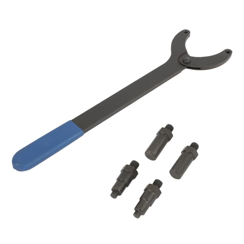 MOTOCOCHE Clé de réglage de l'arbre à cames spéciale Sprocket - Clé à molette réglable - Compatible avec VW Golf Skoda VAG 3036
